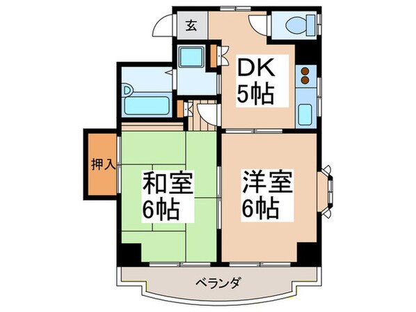 馬渕ビルの物件間取画像